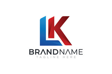 LK letter lk logo icon