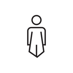 women education icon outline editable stroke line drawing eps