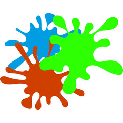 Ink Splash Multicolor