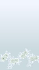 mint colored rose background