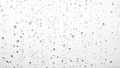 Water, droplets, and condensation create a beautiful closeup of nature’s purity—tiny crystal-clear beads form delicately on a smooth glass surface, revealing the mesmerizing texture of moisture and co