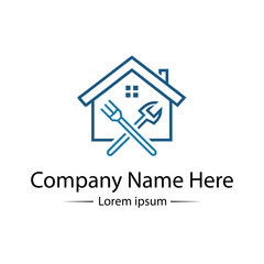 Fototapeta premium Home repair logo