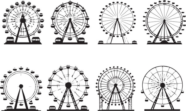 ferris wheel silhouette