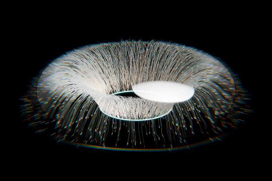 3d illustration of an eye with particles and futuristic concept - Powered by Adobe
