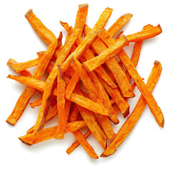 Heap of Crispy Sweet Potato Fries