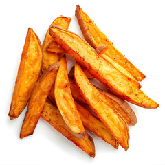 Crispy Baked Sweet Potato Wedges with Seasoning
