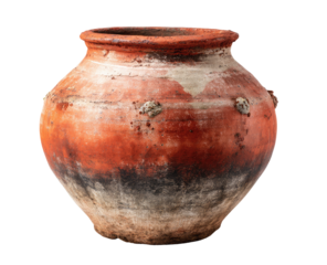 Ancient terracotta storage jar