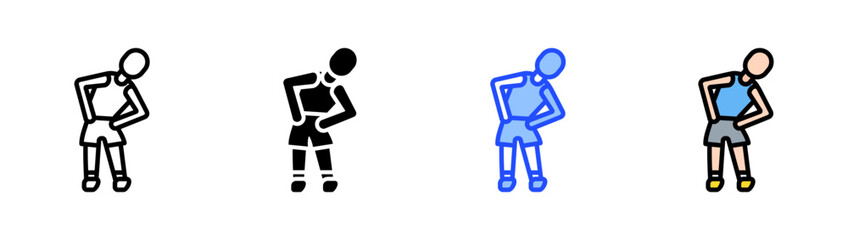 Hip Circle Icon Collection With Multiple Styles