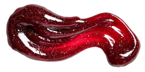 Rich Red Ketchup Smear PNG: Transparent Image for Culinary Projects. Vibrant tomato sauce design, perfect for menus, food ads, and creative illustrations of dining concepts.