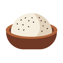 vector illustration of a bread