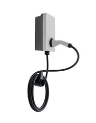 EV Home Charging Point with Cable Isolated