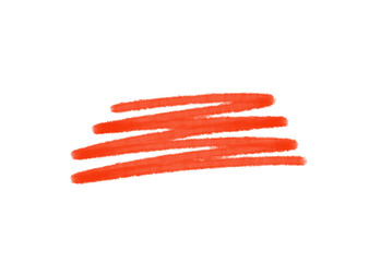 Vibrant textured red paint strokes creating dynamic patterns, ideal for graphic design elements on transparent background