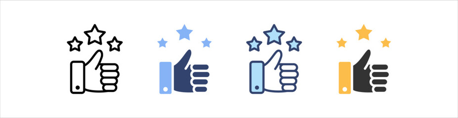 Feedback Icon Set Multiple Style Collection