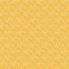 seamless pattern with golden ornament