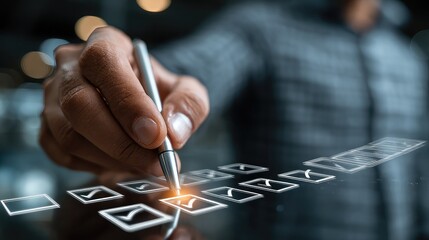 busness performance monitored using digital checklist tools and online assessment platforms for workflow evaluation, progress tracking, and strategic process improvement.