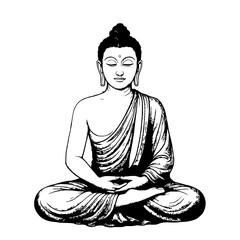 silhouette of buddha