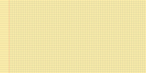 Stationery legal yellow paper notebook background for legal template writing and notes. Ideal for office or journal use. Classic ruled sheet with clean margin.