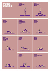 Yoga Poses Guide A Visual Guide to Various Yoga Asanas Beginner for Good Posture