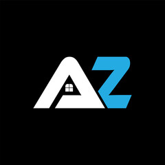AZ Monogram Fusion - Elegant Minimal Letter logo Design
