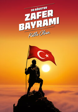 30 Ağustos zafer bayramı kutlu olsun. Translation : Happy August 30 Victory Day.