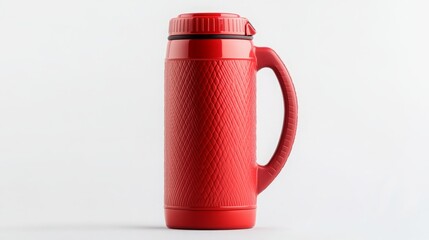 Obraz premium red plastic bottle isolated