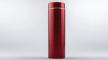 red wine bottle on white background