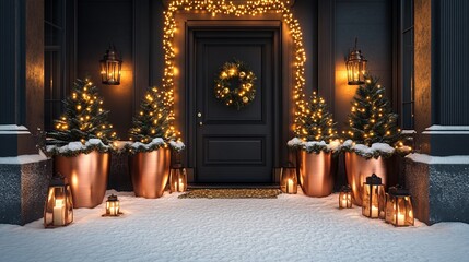 christmas decoration in the church