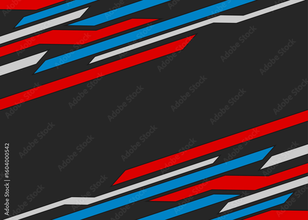 Aufkleber Simple background with some random stripes pattern and with some copy space area