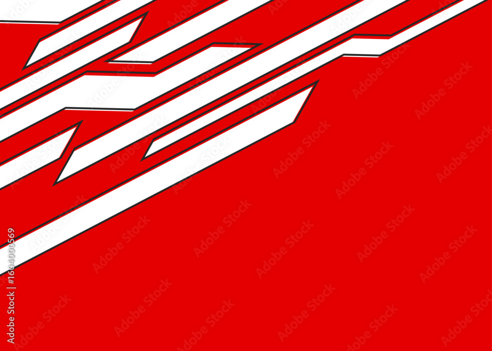 Aufkleber Simple background with some random stripes pattern and with some copy space area