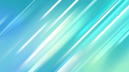 Diagonal Abstract Gradient Background with Blurred Blue, Green, and White Light Streaks