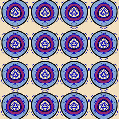 set of round buttons