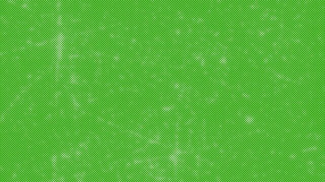 green screen comic style halftone dotted texture retro vintage abstract background, overlay fit for layer, compositing and visual effect	