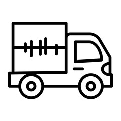 Lorry icon vector image. Can be used for Warehouse.