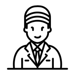 Obraz premium Warehouse Owner icon vector image. Can be used for Warehouse.