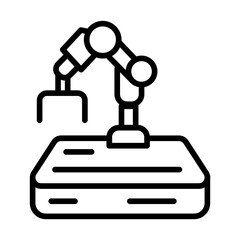 Automatic icon vector image. Can be used for Manufacturing.