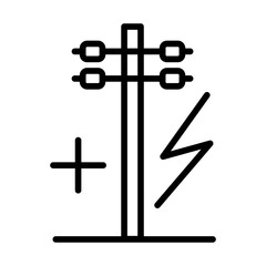 Electricity icon vector image. Can be used for Manufacturing.