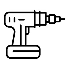 Drill icon vector image. Can be used for Shoemaker.