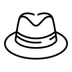 Men Hat icon vector image. Can be used for Oktoberfest.