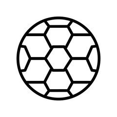 Obraz premium Football icon vector image. Can be used for Baby Shower.