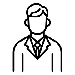 Event Organizer icon vector image. Can be used for Bowling.