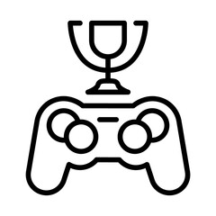 Gaming Tournaments icon vector image. Can be used for Bowling.