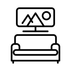 LAN Lounge icon vector image. Can be used for Bowling.
