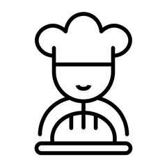 Baker icon vector image. Can be used for Diversity.