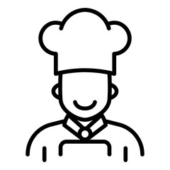 Obraz premium Chef icon vector image. Can be used for Diversity.