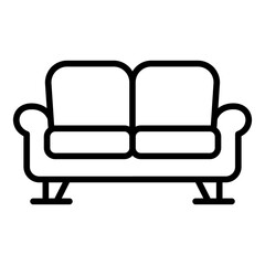 Sofa icon vector image. Can be used for Luxury.
