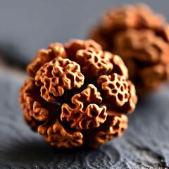 Decorative beads made from natural tree seeds