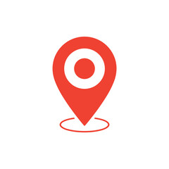 Navigation Icons in Urban Environments, Digital Graphics, Aerial View