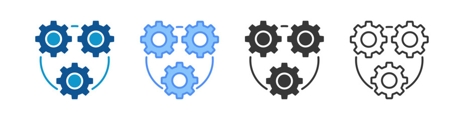 Lean Icon Set Multiple Style Collection