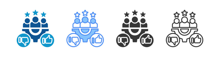 Feedback Icon Set Multiple Style Collection