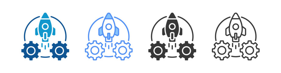 Lean Icon Set Multiple Style Collection